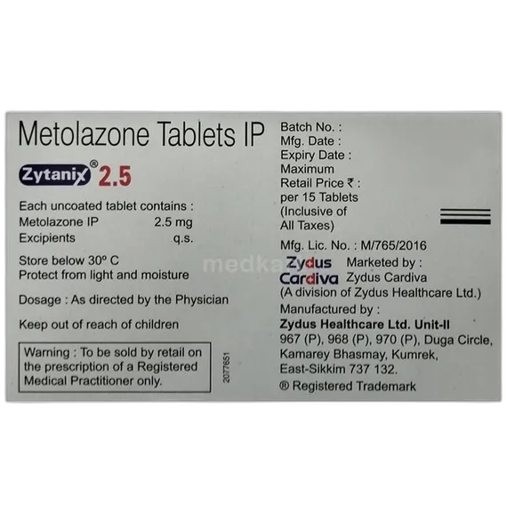 zytanix 2.5mg tablet 15's